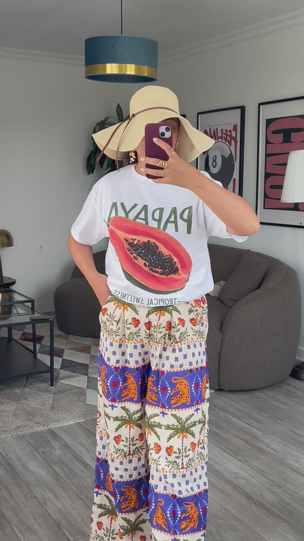T-shirt Papaya